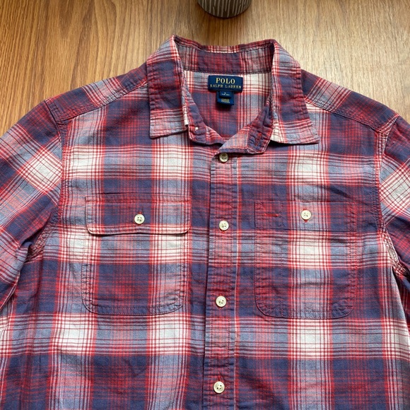 Polo Ralph Lauren Boys Large Flannel Shirt - Picture 3 of 5